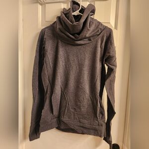 Lululemon Gray Cowl Neck Sweater Hoodie